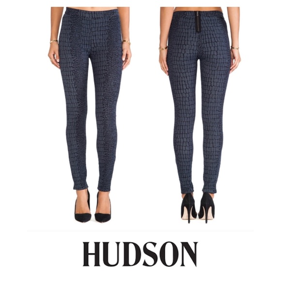 Hudson Jeans Denim - HUDSON Evelyn High Waist Super Skinny Snake Jeans